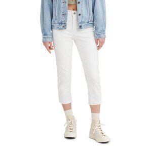 Women's Levi's® 311 Shaping Capris Color: Soft Clean White Size: 26(US 2)M